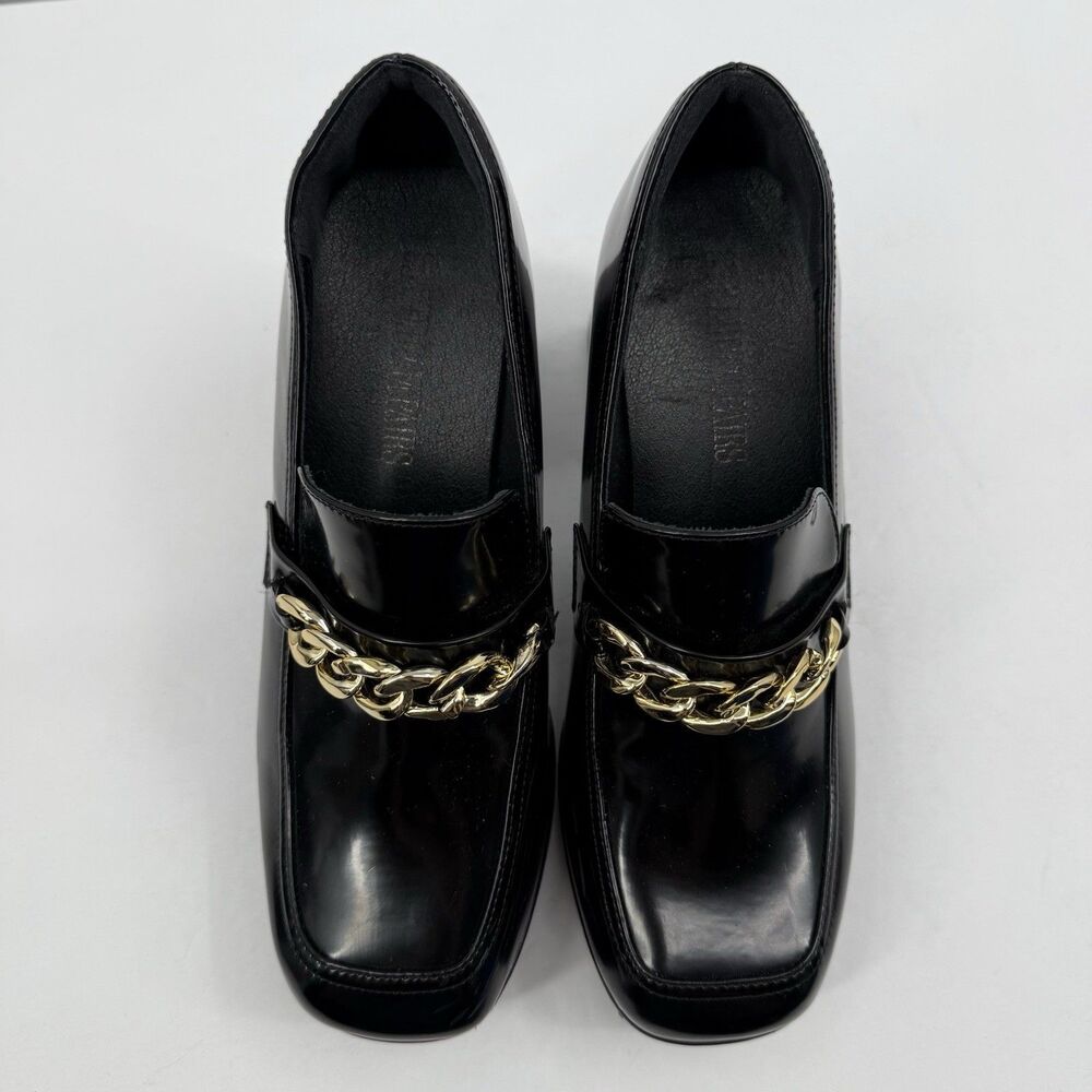 Dream Pairs Black Platform Loafers US 8.5 Chunky  Academia Y2K Style Gothic - Picture 12 of 15